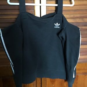 Authentic Adidas off-shoulder sweatshirt
